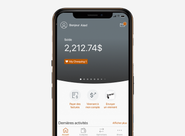 photo of a phone showing the Alterna Savings mobile app screen