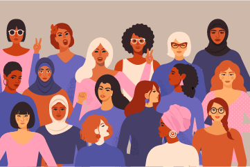 Woman's day graphic